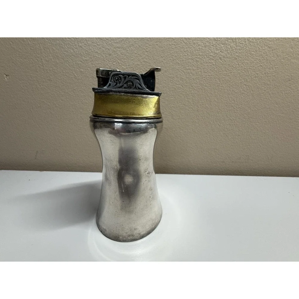 Vintage Silver Plated Evans Table Lighter